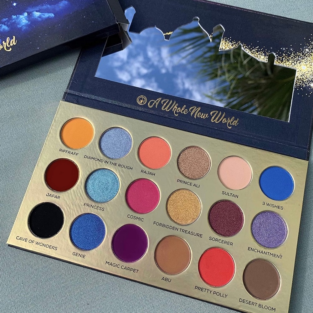 A Whole New World Palette - Glitter Realm Cosmetics - Disney inspired